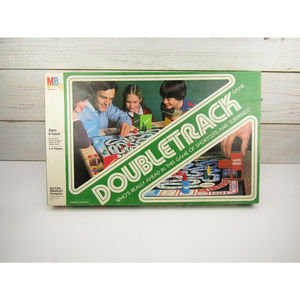 Vintage 1981 Milton Bradley Doubletrack Board Game